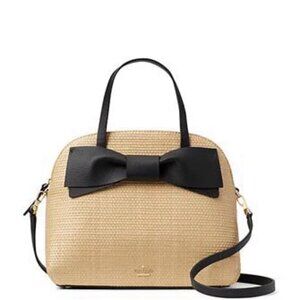 EUC Kate Spade New York Drive Straw Lottie Satchel